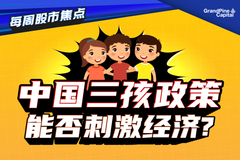 每周股市焦点 – 中国三孩政策能否刺激经济？